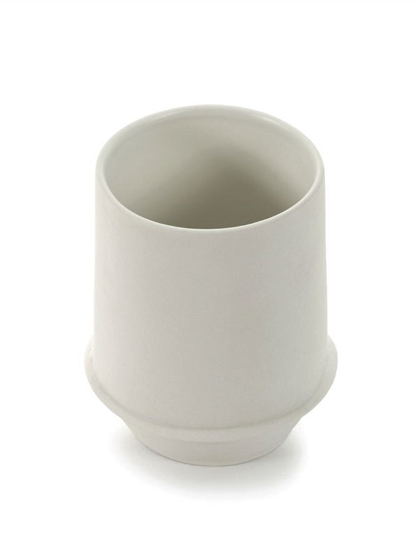 Kelly Wearstler DUNE Becher Tasse alabaster D9xH11,5cm by Serax