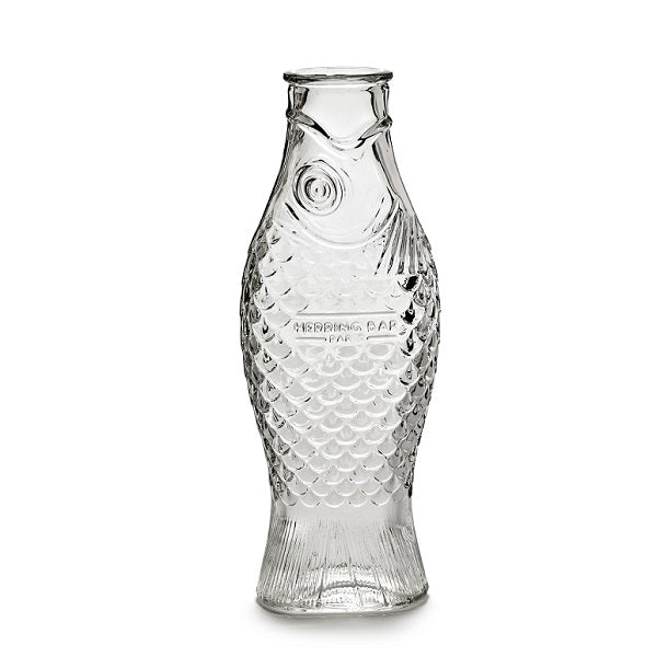 Serax Karaffe Flasche Fish&Fish transparent von Paola Navone 1 Liter