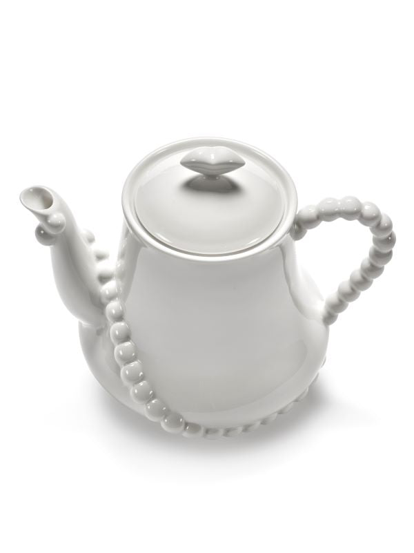 Serax Teekanne Kanne weiß WHITE PERLE FINE Les Objets Mouleversants