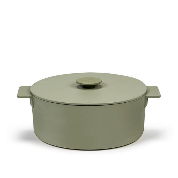 Serax Topf Surface Kochtopf Gusseisen camo green D29cm -5,5L