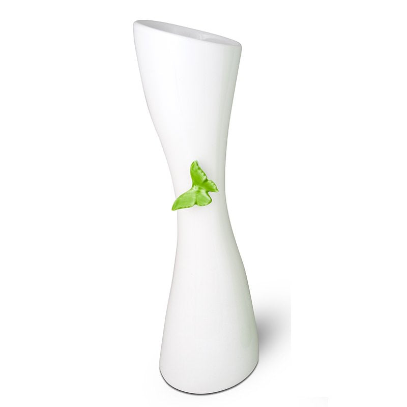 Casablanca-Vase-Schmetterling-weiss