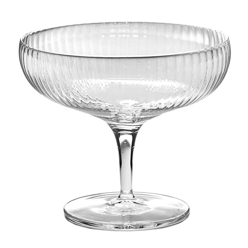 Serax INKU Champagnerschale Glas designed by Sergio Herman 15cl