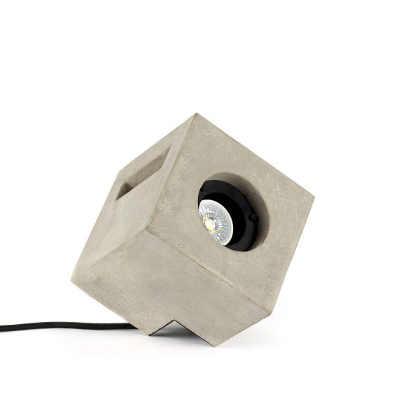 Serax FCK Bodenlampe Tischlampe Lampe Cube Beton von Frederick Gautier 15x15cm