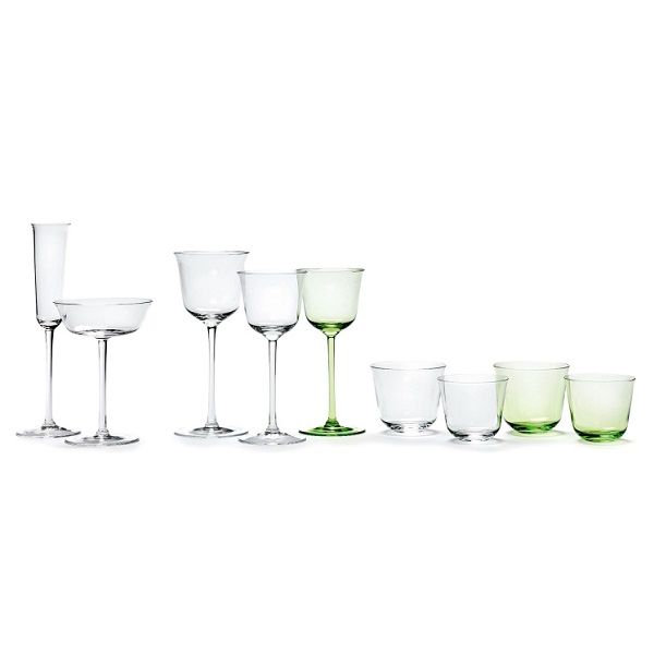 Ann Demeulemeester Serax Weißweinglas 15cl GRACE grün
