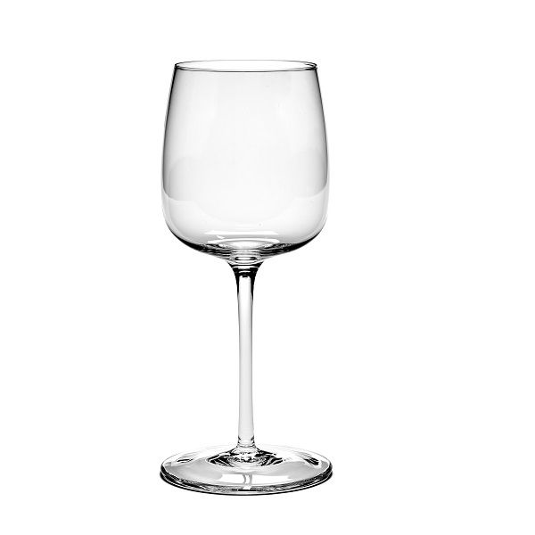 Serax Weißweinglas gebogen Passe-Partout von Vincent van Duysen H21cm