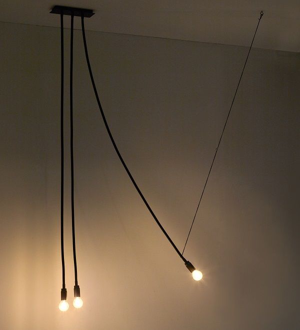 Serax Lampe Cravache Triple designed by Pauline Plus Luis 131x20cm