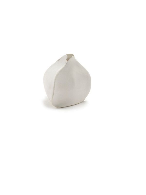 Serax kleine Vase Perfect Imperfection H10cm von Roos van de Velde weiß
