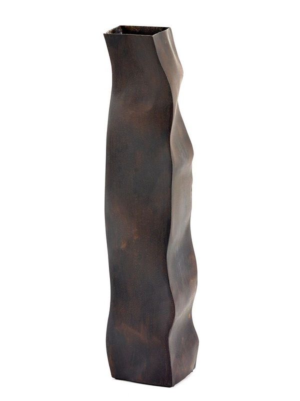 Serax Vase TIDE Rost aus Metall designed by Antonino Sciortino H39cm