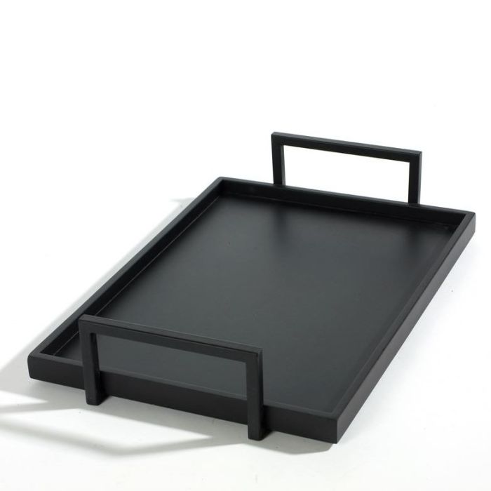 SERAX Tablett aus Design 32x45cm Holz Tablett schwarz Mango 